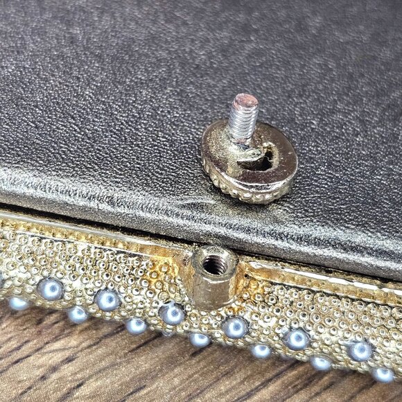 L’Objet for Neiman Marcus Gold Plated Rectangular Pave Picture Frame 5”x7” - Picture 9 of 11